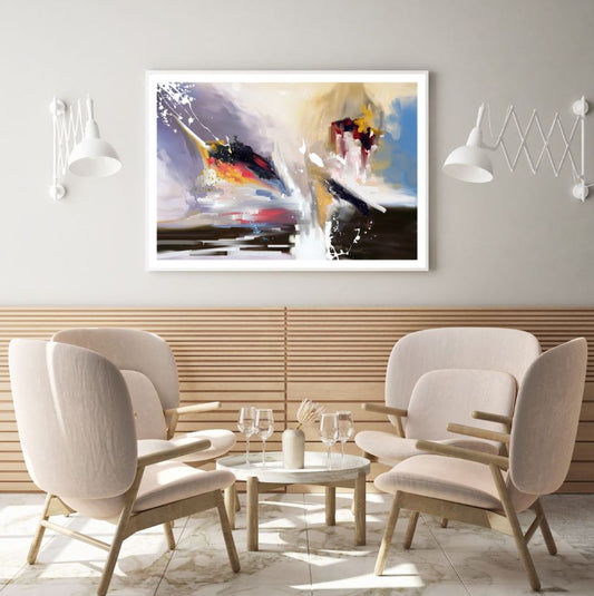 Colorful Abstract Watercolor Art Home Decor Premium Quality Poster Print Choose Your Sizes