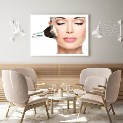 Girl with Makeup Close Photograph Home Decor Premium Quality Poster Print Choose Your Sizes