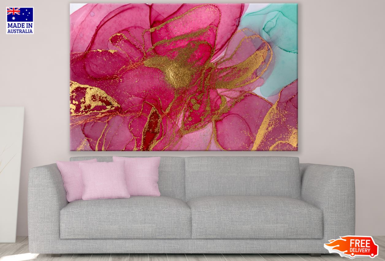 Colorful Abstract Painting Design Print 100% Australian Made