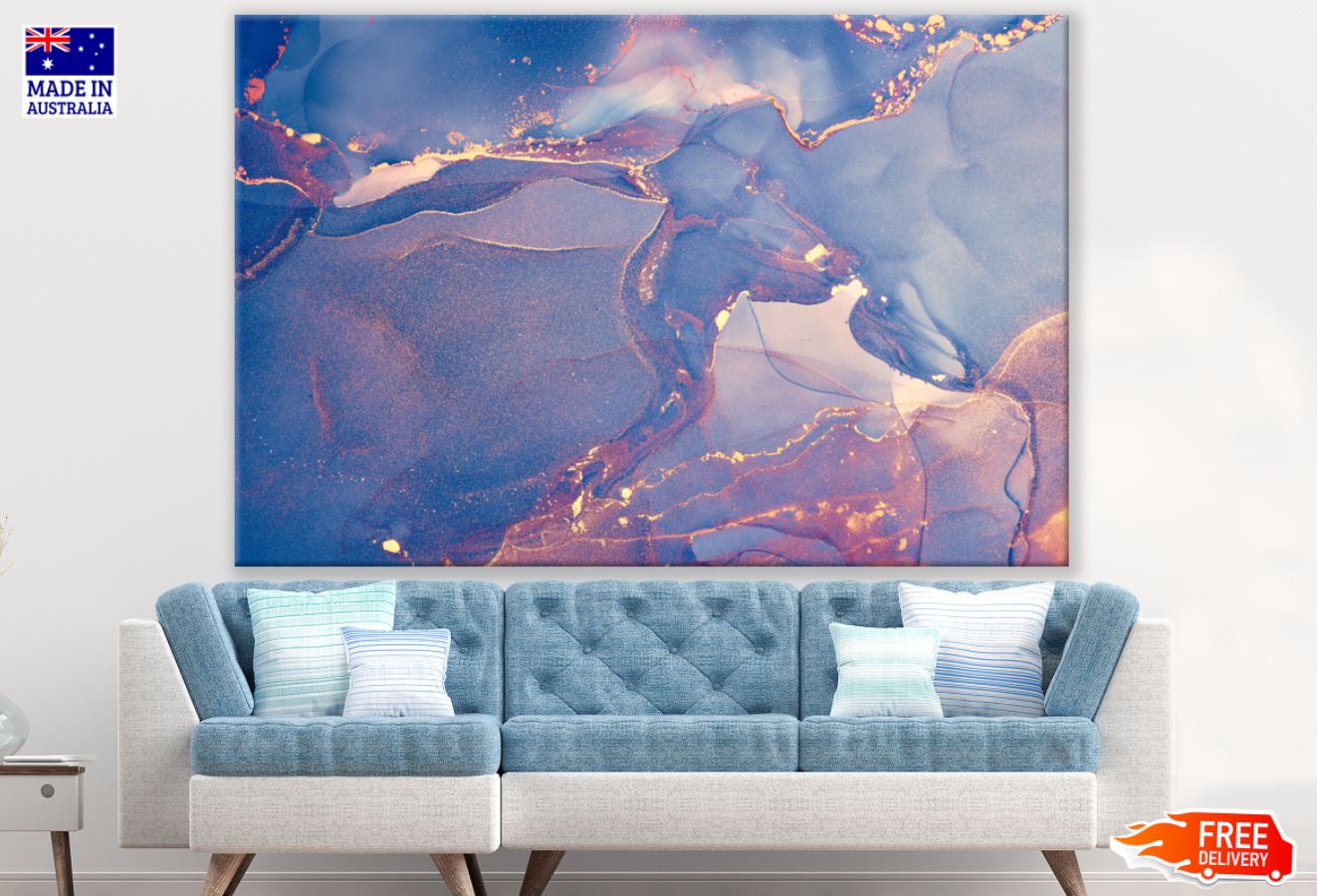 Colorful Abstract Watercolor Art Print 100% Australian Made