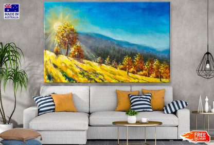 Nature Scenery Oil Painting Print 100% Australian Made