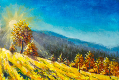 Nature Scenery Oil Painting Print 100% Australian Made
