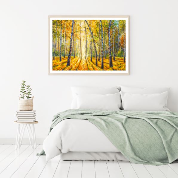 Colorful Forest Oil Painting Home Decor Premium Quality Poster Print Choose Your Sizes