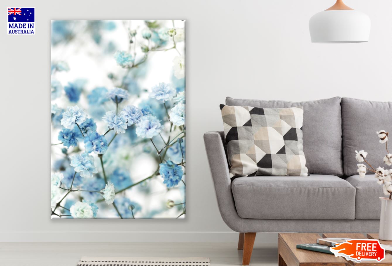 Blue Flower Branch Photograph Print 100% Australian Made