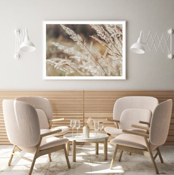 Dry Grass Closeup Photograph Home Decor Premium Quality Poster Print Choose Your Sizes