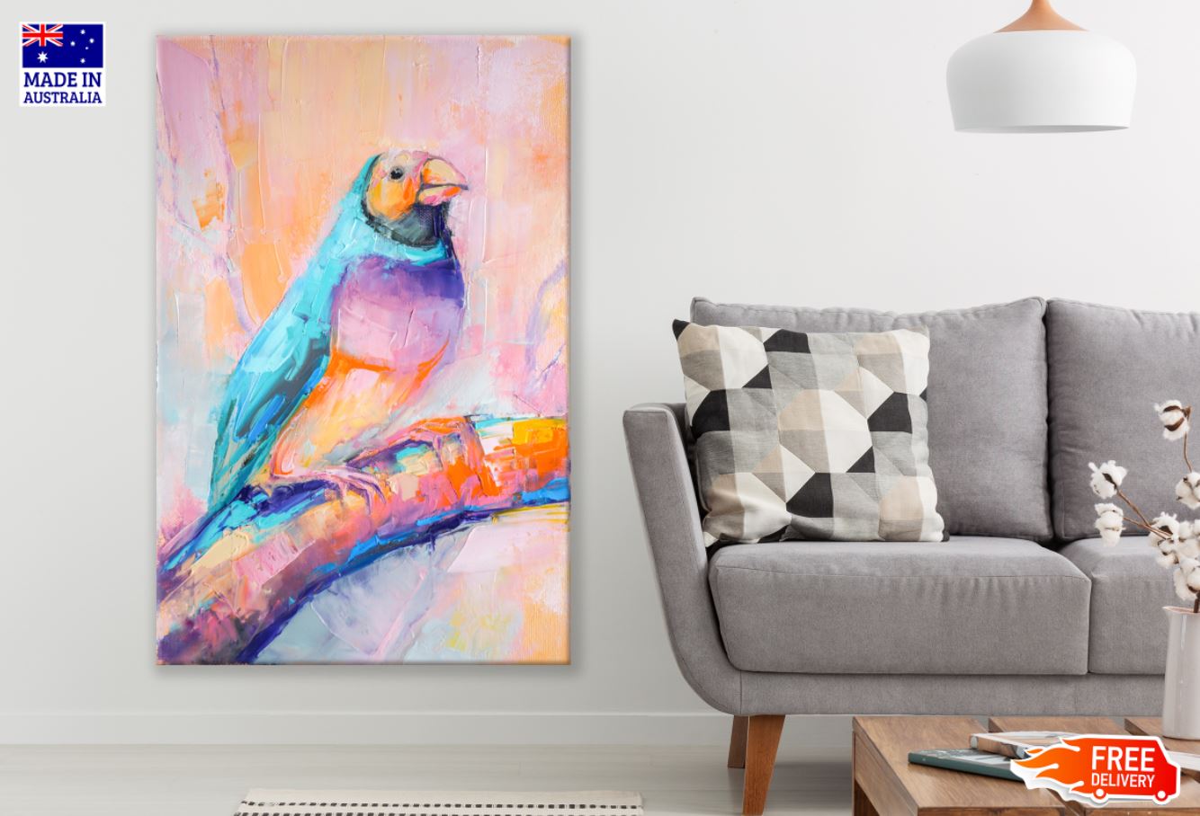 Bird Abstract Watercolor Painting Print 100% Australian Made