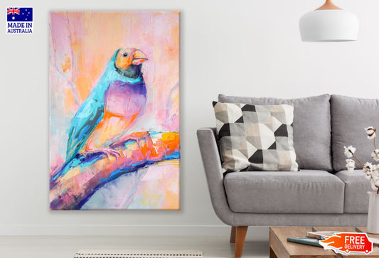 Bird Abstract Watercolor Painting Print 100% Australian Made