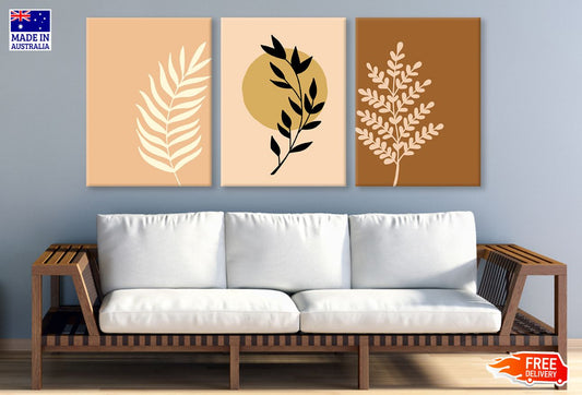 3 Set of Abstract Vector Design High Quality Print 100% Australian Made Wall Canvas Ready to Hang