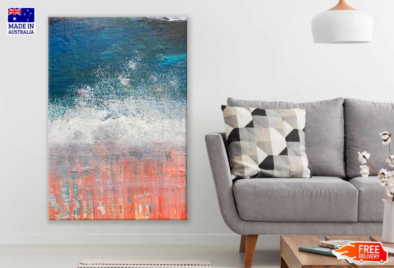 Colorful Abstract Painting Print 100% Australian Made