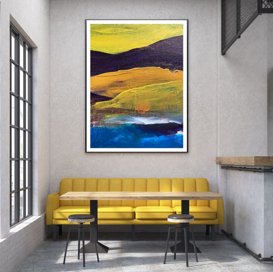 Colorful Abstract Painting Design Home Decor Premium Quality Poster Print Choose Your Sizes