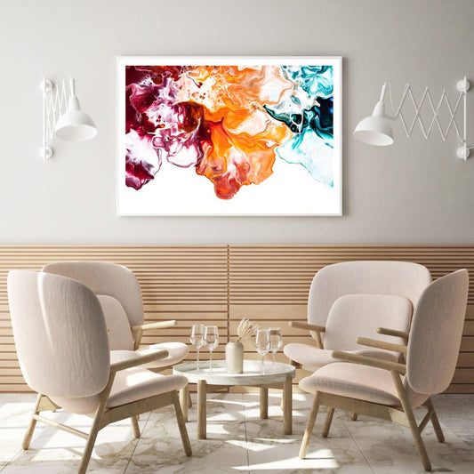 Colorful Abstract Paint Design Home Decor Premium Quality Poster Print Choose Your Sizes