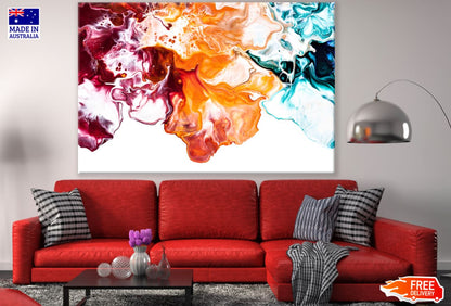 Colorful Abstract Paint Design Print 100% Australian Made