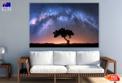 Tree & Space Milkyway View Scenic Print 100% Australian Made