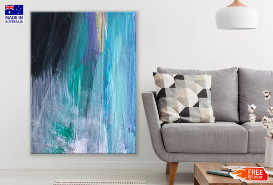Colorful Abstract Painting Design Print 100% Australian Made