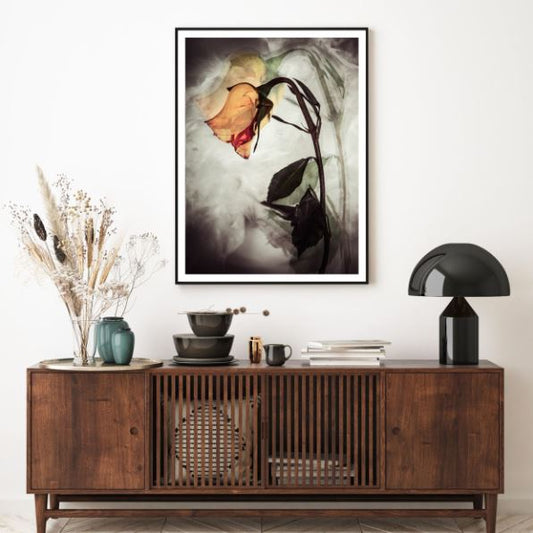 Rose Flower Watercolor Painting Home Decor Premium Quality Poster Print Choose Your Sizes