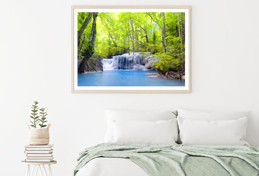 Stunning Waterfall Scenery View Home Decor Premium Quality Poster Print Choose Your Sizes