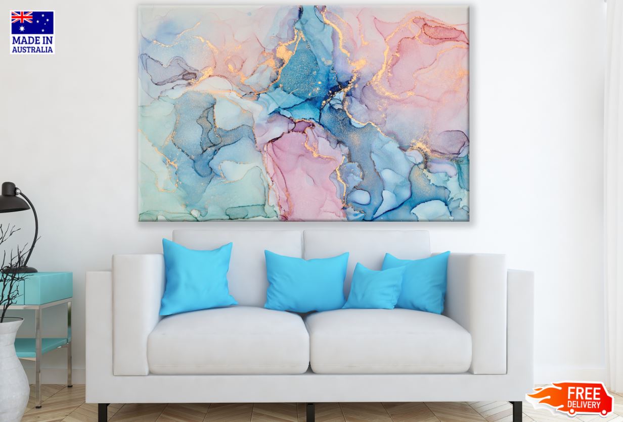 Colorful Abstract Painting Design Print 100% Australian Made