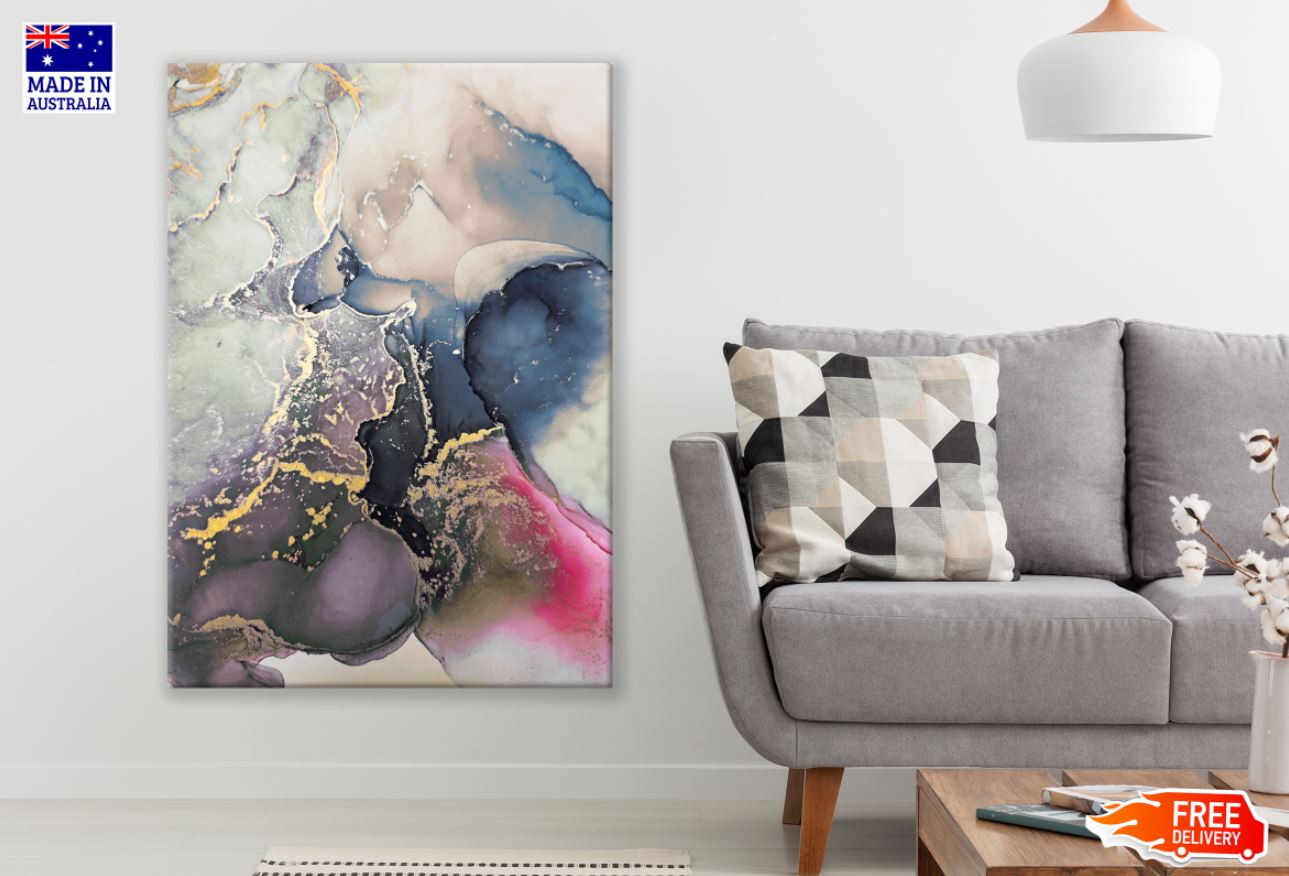 Colorful Abstract Design Print 100% Australian Made