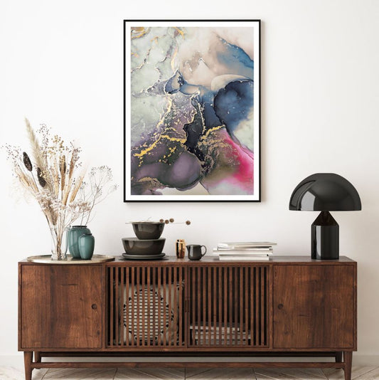Colorful Abstract Painting Design Home Decor Premium Quality Poster Print Choose Your Sizes