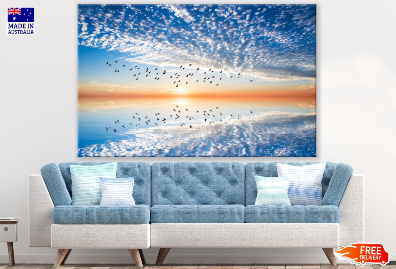 Bird Flying Over Sea Photograph Print 100% Australian Made