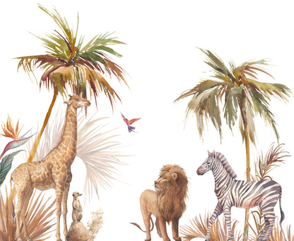 Animals Watercolor Painting Print 100% Australian Made