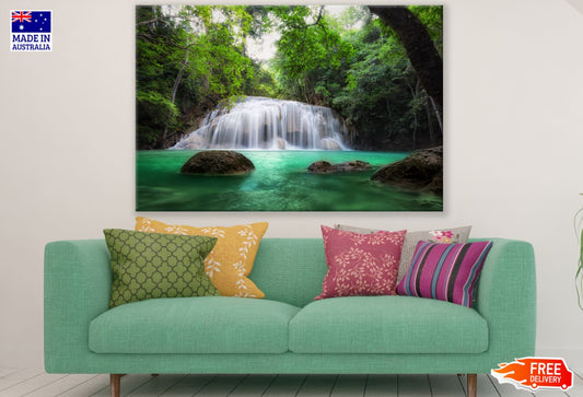Stunning Waterfall Scenery View Print 100% Australian Made
