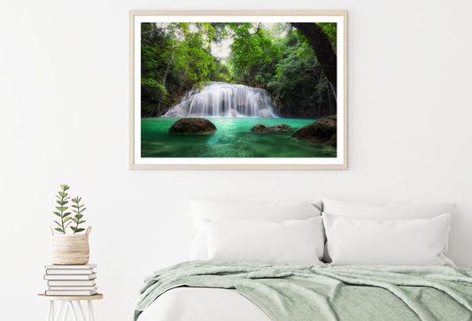 Stunning Waterfall Scenery View Home Decor Premium Quality Poster Print Choose Your Sizes