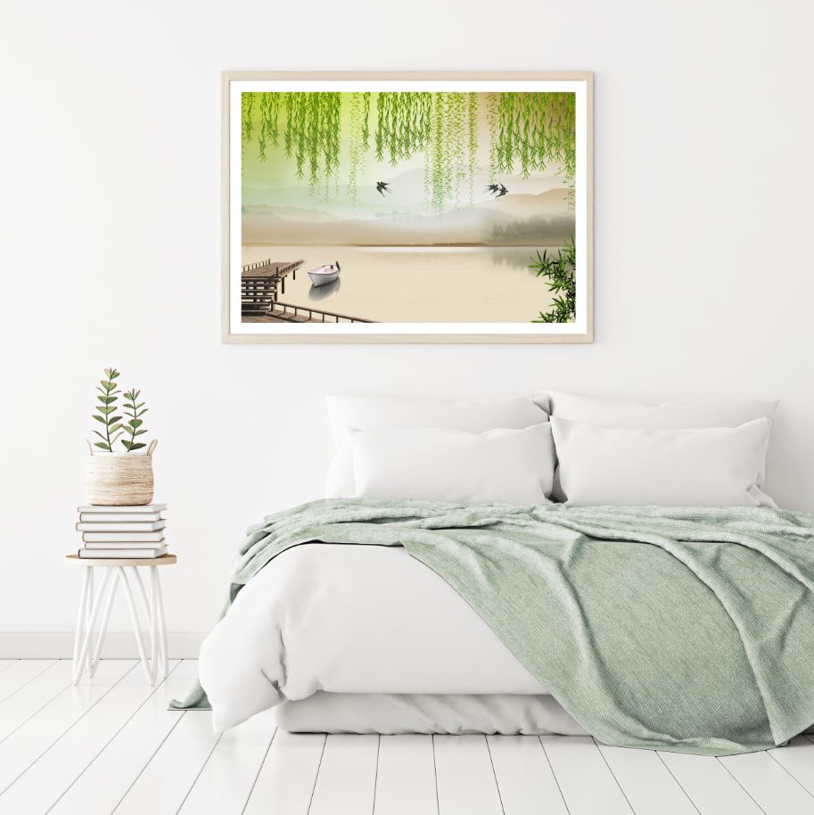 Nature Scenery Digital Painting Home Decor Premium Quality Poster Print Choose Your Sizes