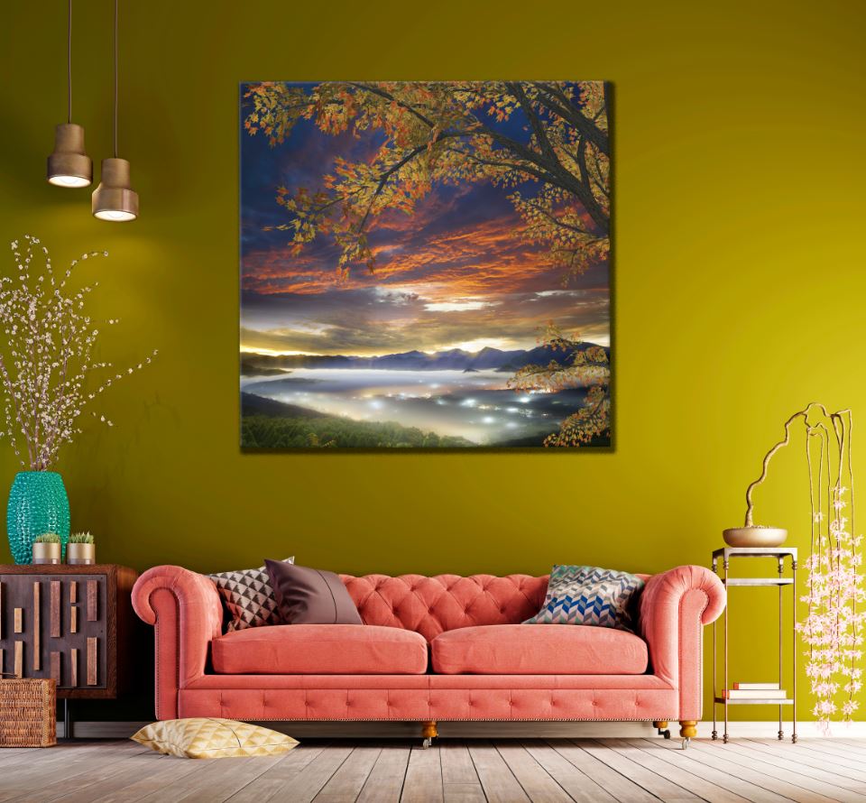 Square Canvas Nature Landscape Scenery Photograph High Quality Print 100% Australian Made