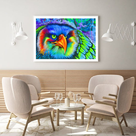 Colorful Abstract Eagle Portrait Home Decor Premium Quality Poster Print Choose Your Sizes