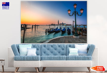 Boats on Sea Scenery Photograph Print 100% Australian Made