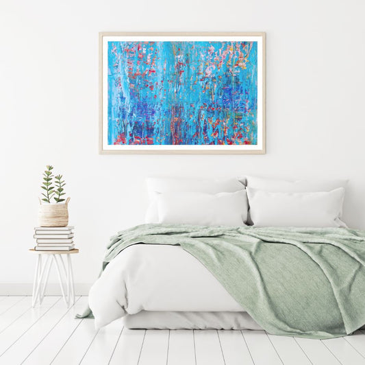 Colorful Abstract Oil Painting Home Decor Premium Quality Poster Print Choose Your Sizes