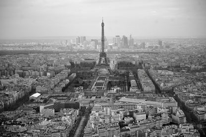 Eiffel Tower Paris B&W Photograph Print 100% Australian Made