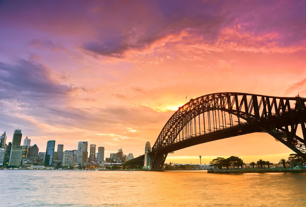 Australia City View from a lake Print 100% Australian Made