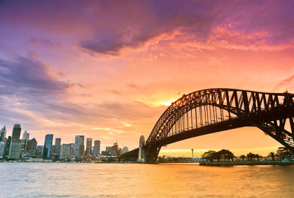 Australia City View from a lake Print 100% Australian Made