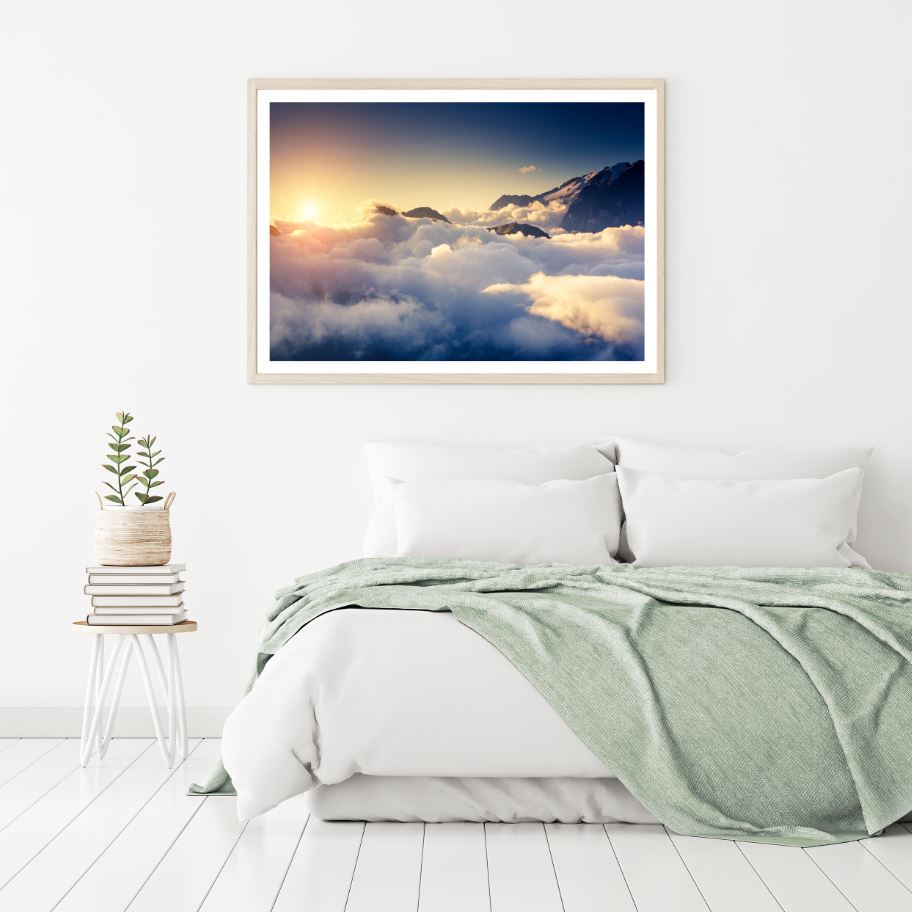 Mountain Scenery Photograph Home Decor Premium Quality Poster Print Choose Your Sizes