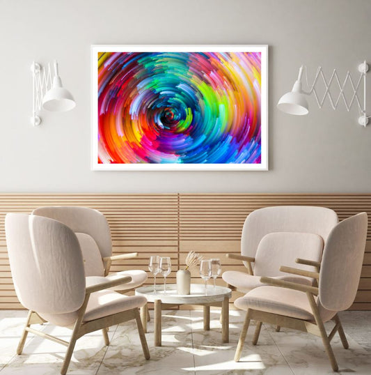 Colorful Abstract Circle Design Home Decor Premium Quality Poster Print Choose Your Sizes