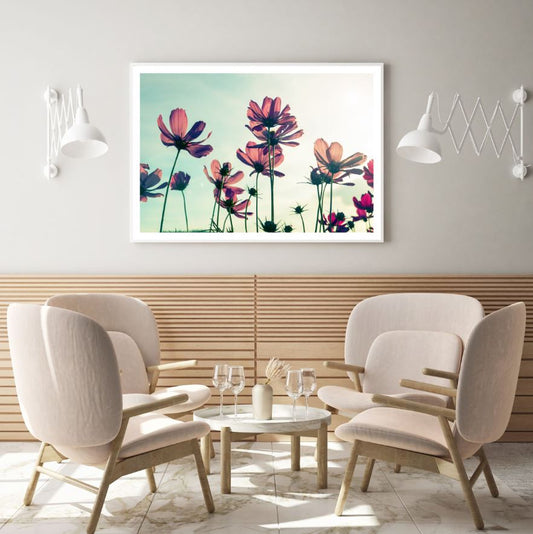 Colorful Flower Field Photograph Home Decor Premium Quality Poster Print Choose Your Sizes