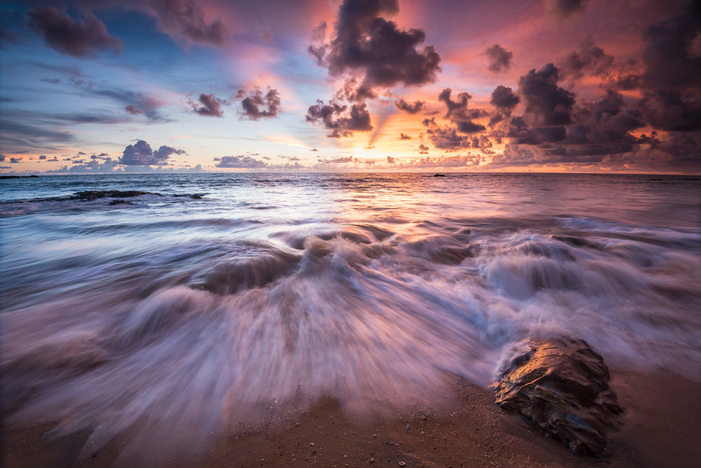 Stunning Beach View Sunset Print 100% Australian Made