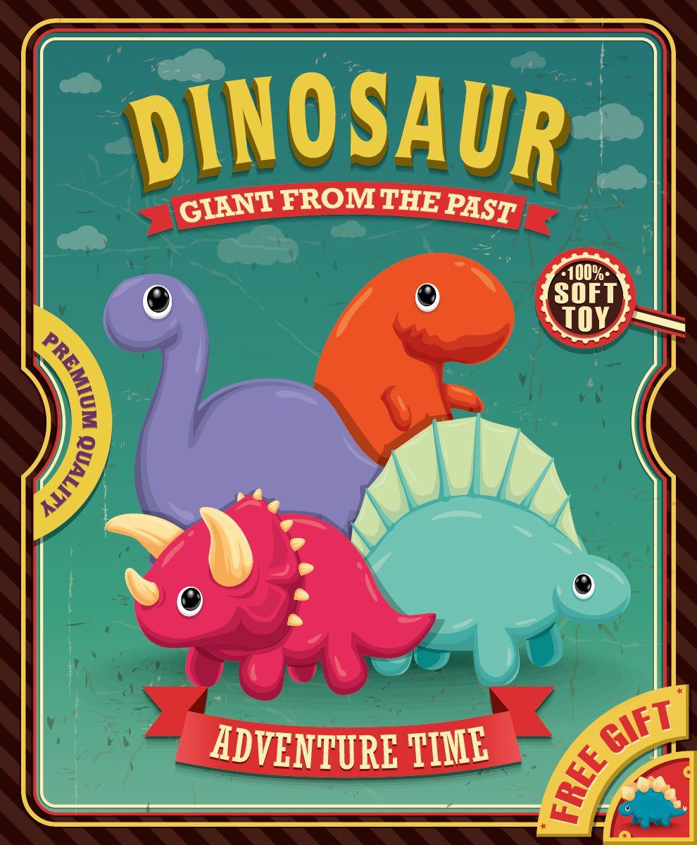 Dinosaur Poster Print 100% Australian Made