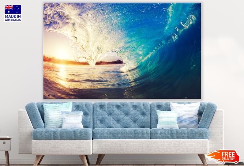 Sea Wave Closeup Photograph Print 100% Australian Made