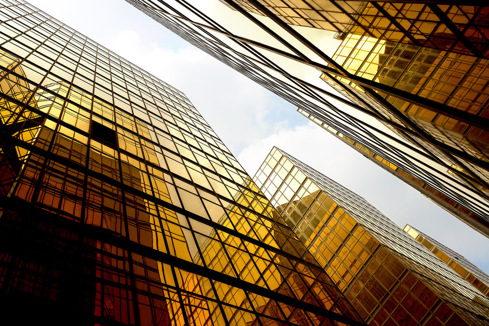 Glass Buildings Photograph Home Decor Premium Quality Poster Print Choose Your Sizes