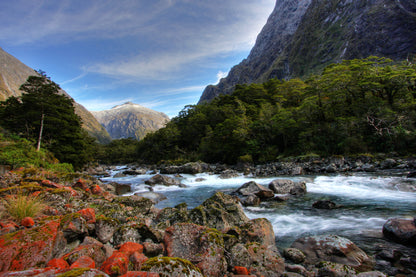 Tributary River Mountain View Photograph Print 100% Australian Made