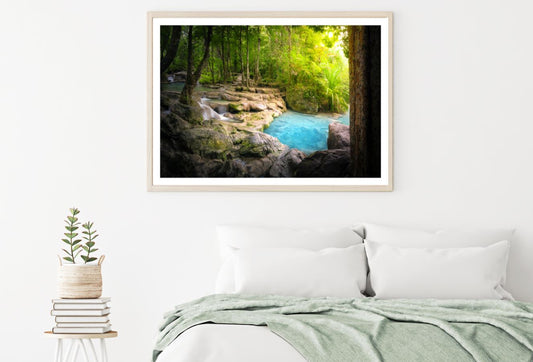 Stunning Waterfall Scenery View Home Decor Premium Quality Poster Print Choose Your Sizes