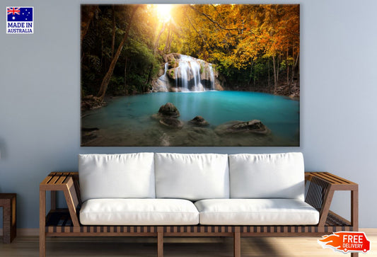 Stunning Waterfall Scenery View Print 100% Australian Made