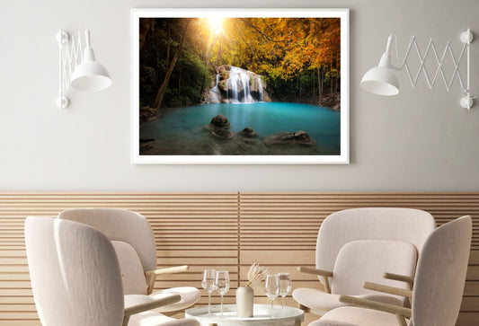 Stunning Waterfall Scenery View Home Decor Premium Quality Poster Print Choose Your Sizes