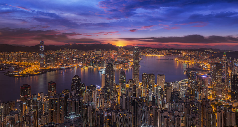 City Sky View Scenery Photograph Home Decor Premium Quality Poster Print Choose Your Sizes
