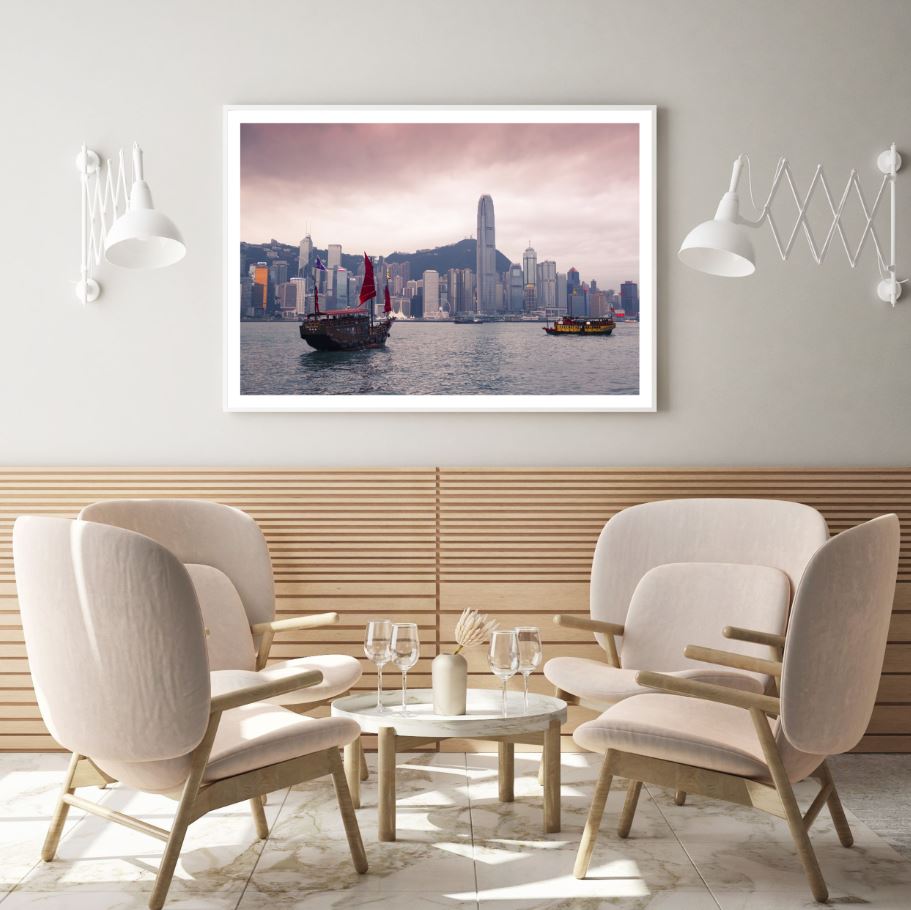 Boats Near Sea Scenery Photograph Home Decor Premium Quality Poster Print Choose Your Sizes