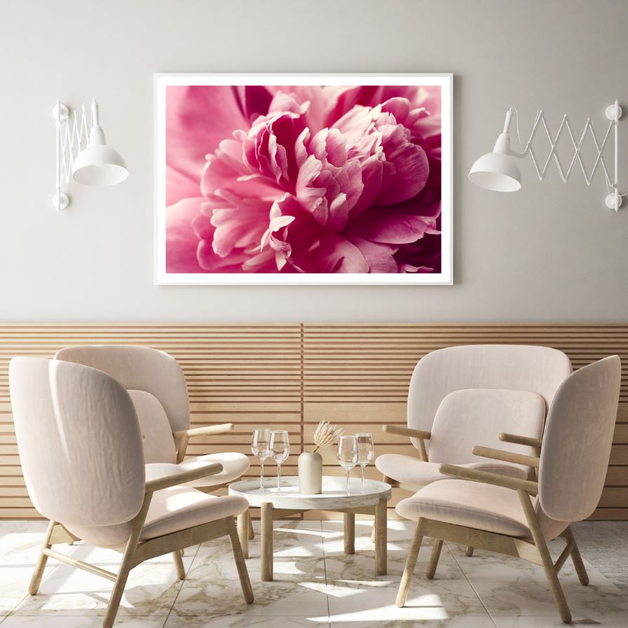 Pink Flower Macro Photograph Home Decor Premium Quality Poster Print Choose Your Sizes