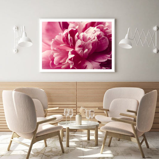 Pink Flower Macro Photograph Home Decor Premium Quality Poster Print Choose Your Sizes